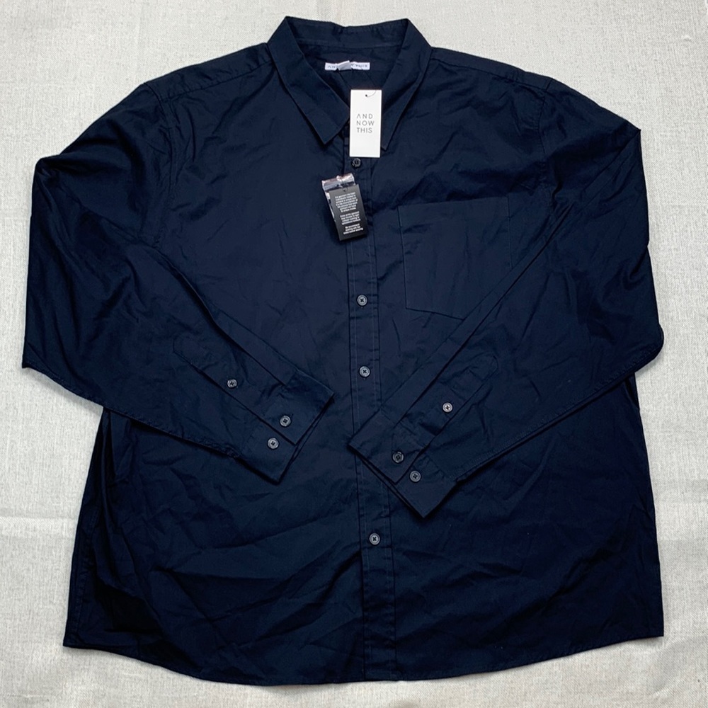 And Now This Men's Long Sleeve Shirt Size XXL